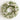 Thistle & Daisy Wreath 13.5"