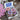 Keyring Flower Press - Assorted Pinks & Blues